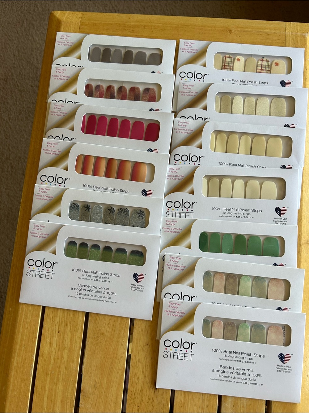 Color Street Nail Strips - LOT OF 13 SETS
